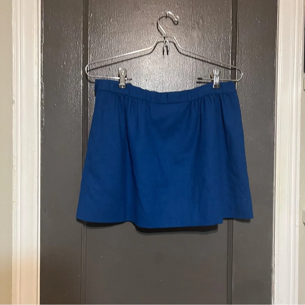 Pendleton Royal Blue 100% Wool Mini Skirt - Picture 3 of 6